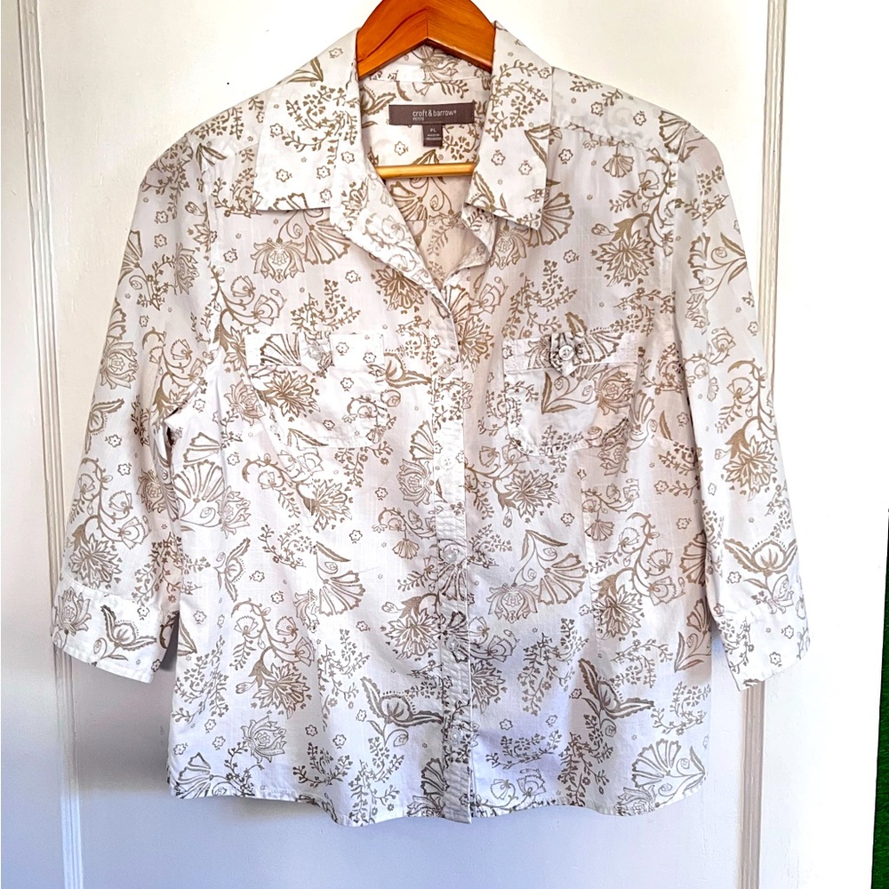 Casual Croft & Barrow Top 🪴